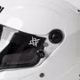 Capacete HUPI Automobilismo Evo Mid Air Branco Selo FIA