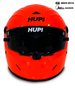 Capacete HUPI Automobilismo Evo Composite Laranja Selo FIA