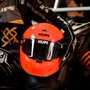 Capacete HUPI Automobilismo Evo Composite Laranja Selo FIA