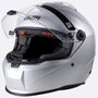 Capacete HUPI Automobilismo Evo Composite Top Air Prata Selo FIA