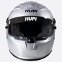 Capacete HUPI Automobilismo Evo Composite Top Air Prata Selo FIA