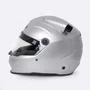 Capacete HUPI Automobilismo Evo Mid Air Prata Selo FIA