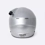 Capacete HUPI Automobilismo Evo Mid Air Prata Selo FIA