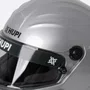 Capacete HUPI Automobilismo EVO Side Air Prata Selo FIA