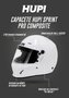 Capacete HUPI Automobilismo Sprint Pro Composite Branco