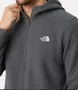 Fleece Masculino The North Face Glacier Full Zip com Capuz Cinza
