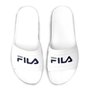 Chinelo Fila Sleek Slide Masculino Branco e cinza