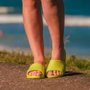 Chinelo HUPI Canva Feminino Verde Limão