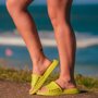 Chinelo HUPI Canva Feminino Verde Limão