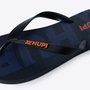 Chinelo HUPI Vibes Preto/Laranja