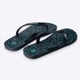 Chinelo HUPI Vibes Preto/Verde Água