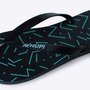 Chinelo HUPI Vibes Preto/Verde Água