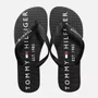 Chinelo Tommy Hilfiger Rubber Masculino Preto e Cinza