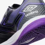Chuteira Futsal Umbro Pro 5 Bump Club Preto e Roxo