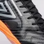 Chuteira Futsal Umbro Pro 5 Bump Preto/Laranja