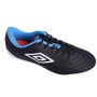 Chuteira Futebol de Campo Umbro Tocco III Preto e Azul