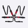 Cinto de 6 Pontos HUPI Racing Evo Preto