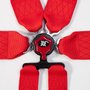 Cinto de 6 Pontos HUPI Racing Evo Vermelho