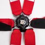 Cinto de 6 Pontos HUPI Racing HOM Vermelho