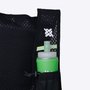 Colete de Hidratação HUPI Running Preto/Amarelo com 2 Garrafas 350ML Verde