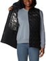 Colete Columbia Down Delta Ridge com Capuz Feminina Preta 