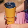 Copo Térmico HUPI Gump 600ML Amarelo