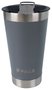 Copo Térmico Pullo Kippis 480ML Cinza