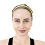 Faixa de Cabelo HUPI Kit 03 Amarelo Preto Branco