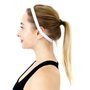 Faixa de Cabelo HUPI Kit 03 Branco Azul Cinza