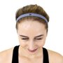 Faixa de Cabelo HUPI Kit 03 Branco Azul Cinza