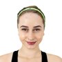 Faixa de Cabelo HUPI KIT 03 Preto/ Verde/ Cinza