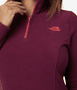 Fleece The North Face Feminino Glacier 1/4 Vinho