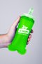 Garrafa Dobrável Soft Flask HUPI Verde - 350ml