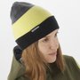 Gorro salomon Flatspin Dupla Face Cinza/Amarelo/Preto Unissex