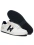 Tênis H Low Cut Lace Up Sneaker Masculino Branco e Azul