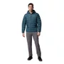 Jaqueta Columbia Delta Ridge II Down Hooded Masculina Azul Petróleo
