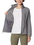 Jaqueta Fleece Columbia Feminina Fast Trek II Cinza Claro