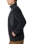 Jaqueta Columbia Fleece Masculina Basin Butte Full Zip Preto