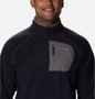 Jaqueta Columbia Fleece Masculina Outdoor Tracks Preto e Cinza