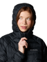 Jaqueta Columbia Feminina Powder Lite Com Capuz Preta
