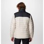 Jaqueta Columbia Powder Lite II Bege/Preto Masculina