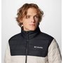 Jaqueta Columbia Powder Lite II Bege/Preto Masculina