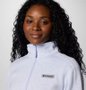 Jaqueta Columbia Sweater Weather Full Zip II Snowdrift Branco/Lilás Feminina