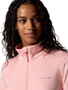 Jaqueta Fleece Columbia Feminina Park View Rosa
