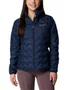 Jaqueta Down Columbia Feminina Delta Ridge II com Capuz Azul Marinho