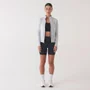 Jaqueta Performance Feminina Cinza