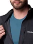 Jaqueta Fleece Columbia Masculina Essential Hike Grid Full Zip Preta