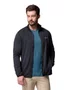 Jaqueta Fleece Columbia Masculina Essential Hike Grid Full Zip Preta