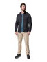 Jaqueta Fleece Columbia Masculina Essential Hike Grid Full Zip Preta