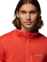 Jaqueta Fleece Columbia Masculina Essential Hike Grid Full Zip Vermelha